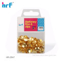 50pcs Golden Thumbtacks Of Stationery